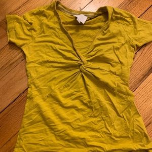 Yellow Twist Blouse